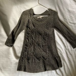 Rachel Roy distressed sweater